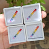 1 Set Of Sapphire Rainbow Color (1 Box) | 4x3mm Rectangle