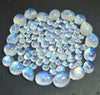 101 Pcs Natural Moonstone Cabochon Gemstone| Round,Oval & Pear Shape| 3-10mm - The LabradoriteKing