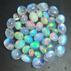 42 Pcs Natural Moonstone & Ethiopian Opal Cabochon Gemstone|Mix Shape| 5-10mm - The LabradoriteKing