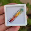 36 Pcs Natural Multi Sapphire|Round & Rectangle Shape| 2-4mm