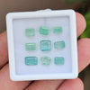 9 Pcs Natural Colombian Emerald Faceted Rectangle | 6-8mm - The LabradoriteKing