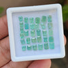 31 Pcs Natural Colombian Emerald Faceted Rectangle | 4-5mm - The LabradoriteKing