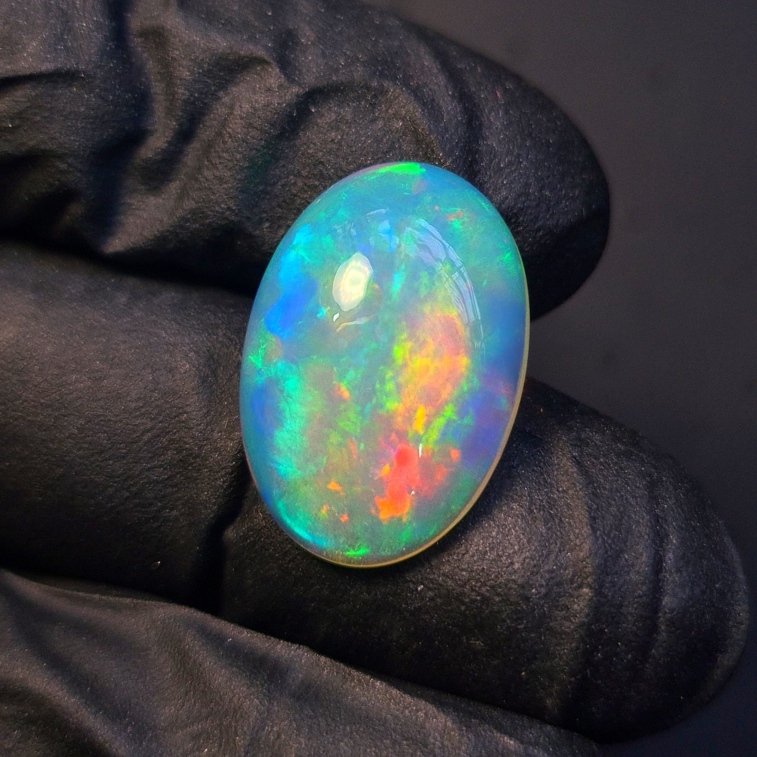 1  Pcs Of Natural Ethiopian Opal  | Oval | Size: 20x14mm