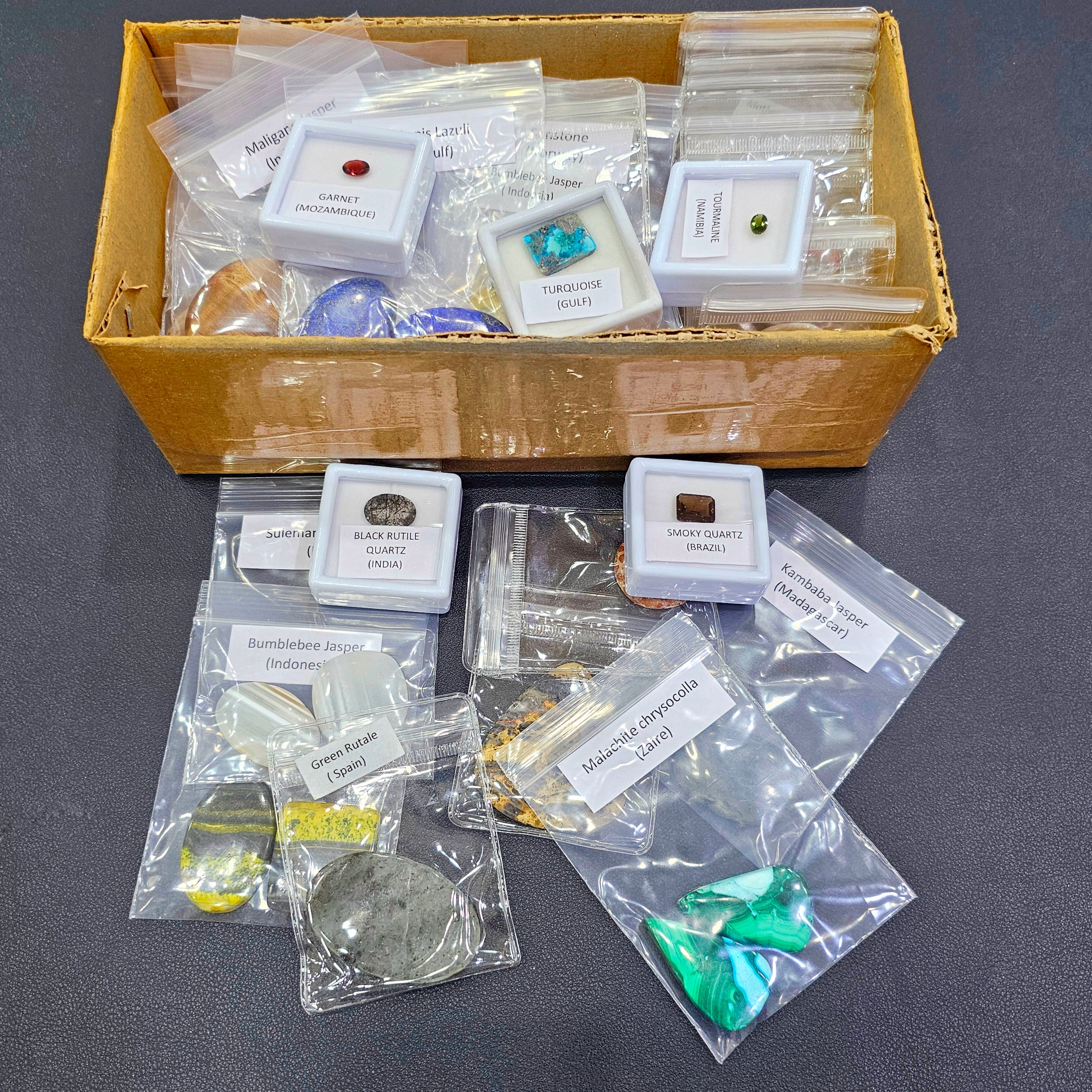 Black Friday Gemstone Box 1 KG | Labeled Mix Gemstones sets