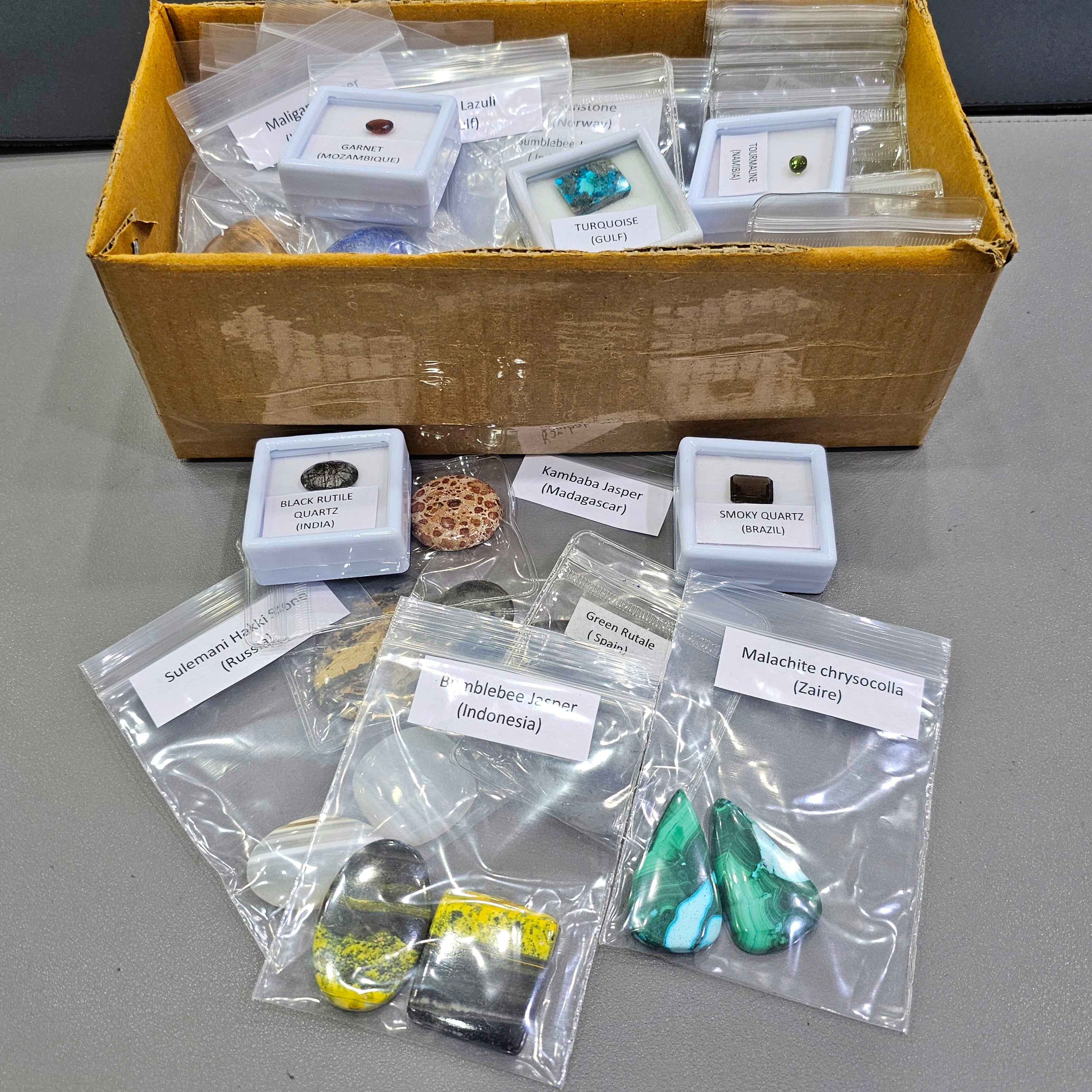 Black Friday Gemstone Box 1 KG | Labeled Mix Gemstones sets