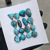 16 Pcs Of Natural Turquoise Cabochon |Mix|  Size:14-22mm