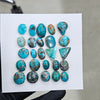 25 Pcs Of Natural Turquoise Cabochon |Mix|  Size:10-14mm