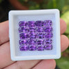 20 Pcs Of Natural Amethyst Faceted | Shape: Rectangle | Size: 7x5mm