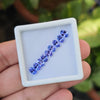 9 Pcs Of Natural Tanzanite Faceted | Oval Shape | Size:6x4mm