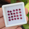 20 Pcs Of Natural Rhodolite Garnet Faceted | Shape: Round| Size: 4mm