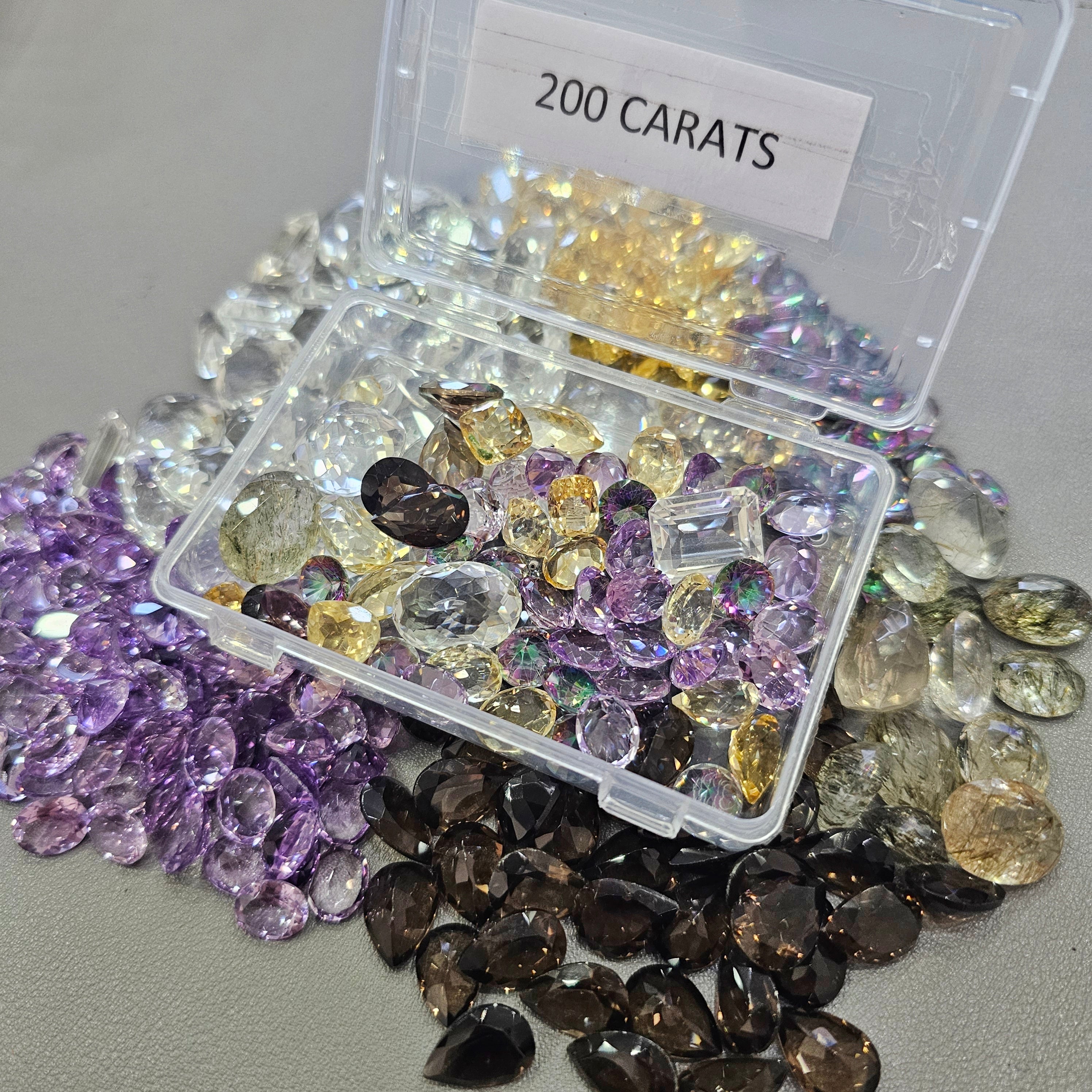 200 Carats of faceted Gemstone | Flawless Grades