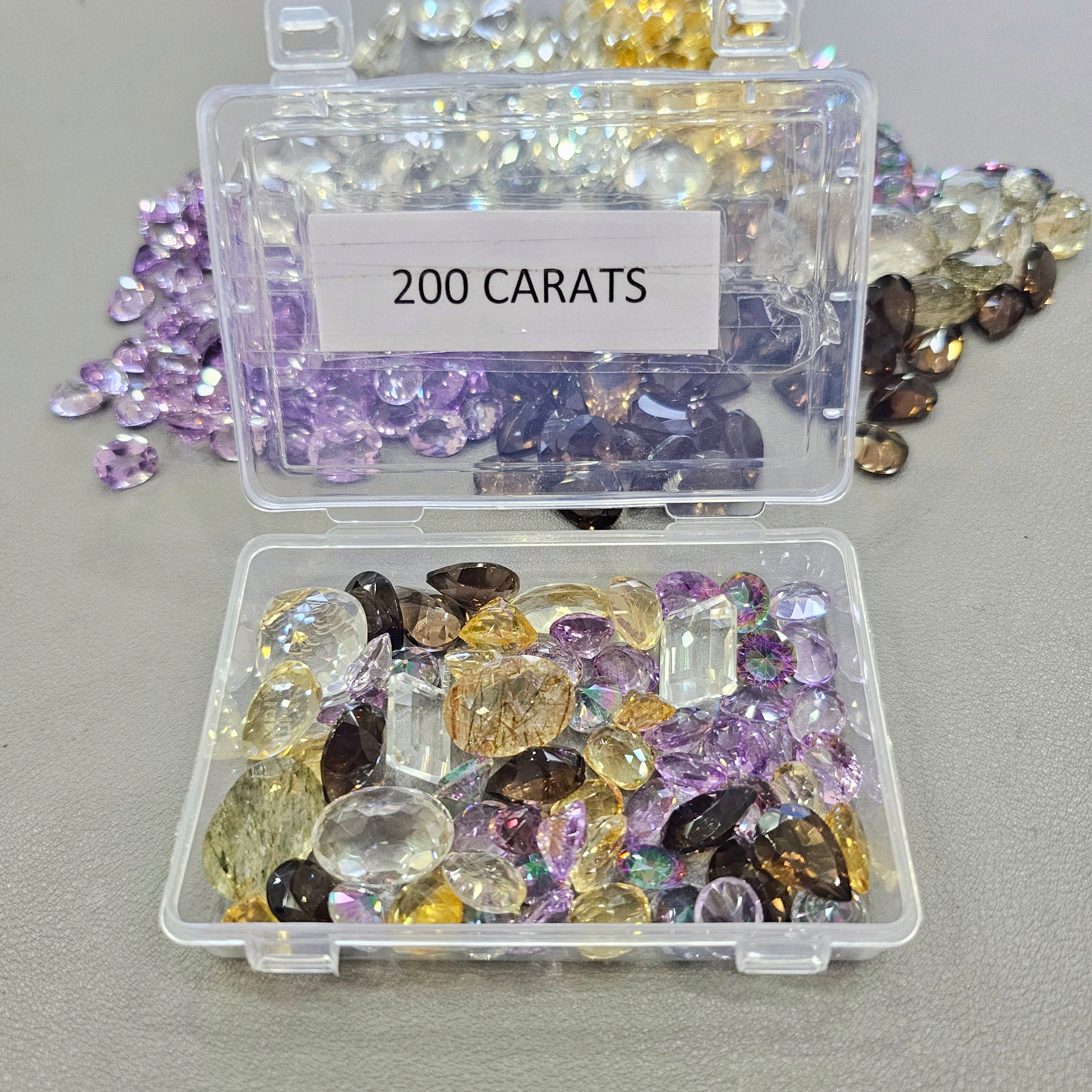 200 Carats of faceted Gemstone | Flawless Grades