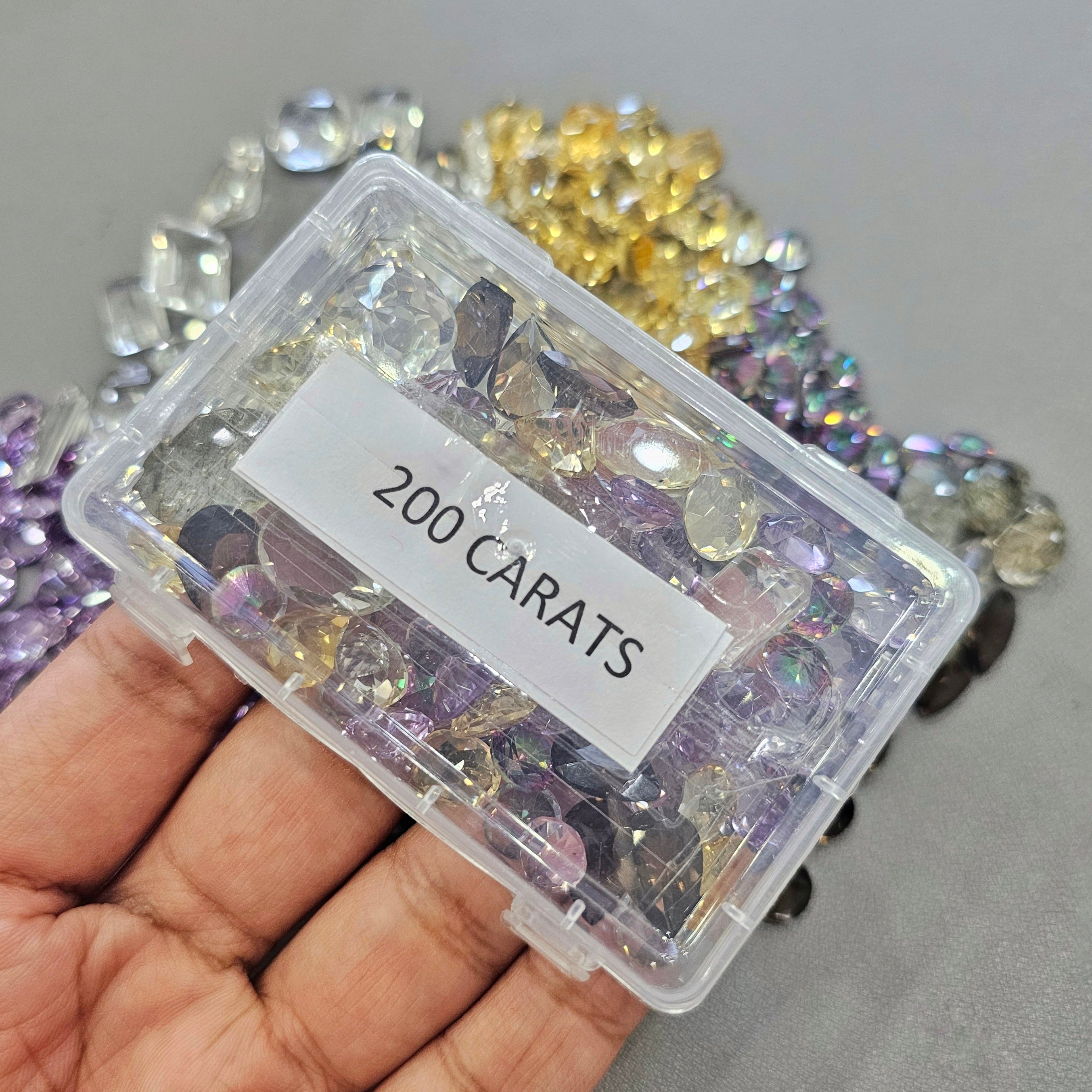 200 Carats of faceted Gemstone | Flawless Grades