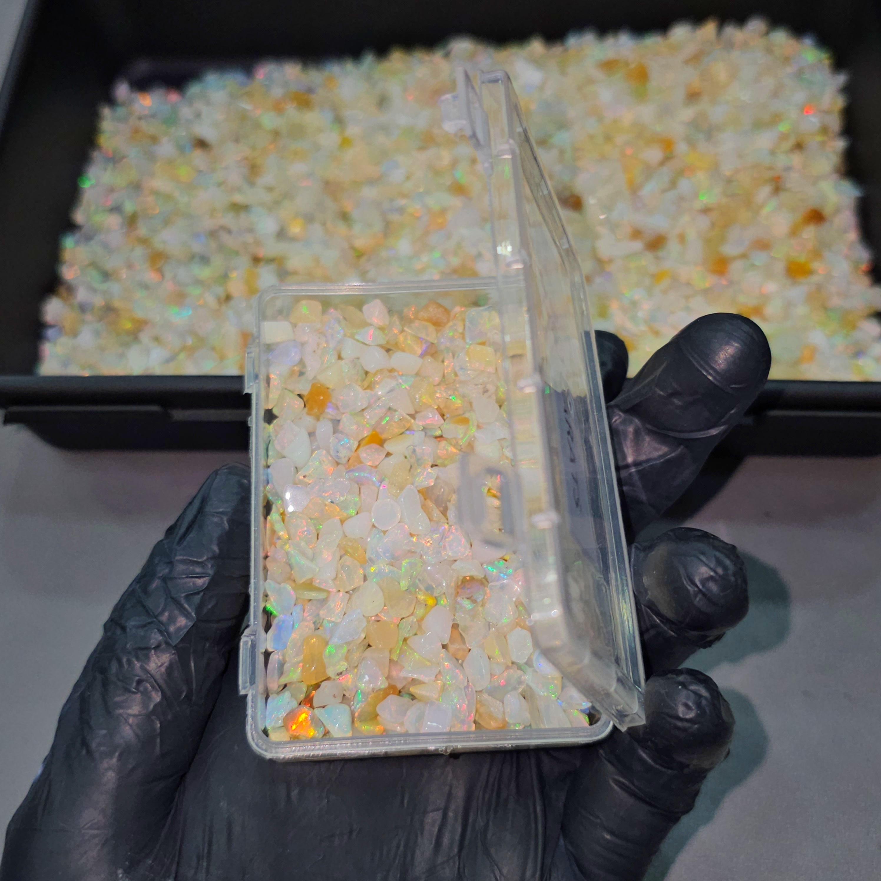 200 Carats of Polished Opal tumbles | sizes: 4-10mm | 500-600Pcs