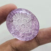 Natural Amethyst Carved | Oval | Size:35x30mm