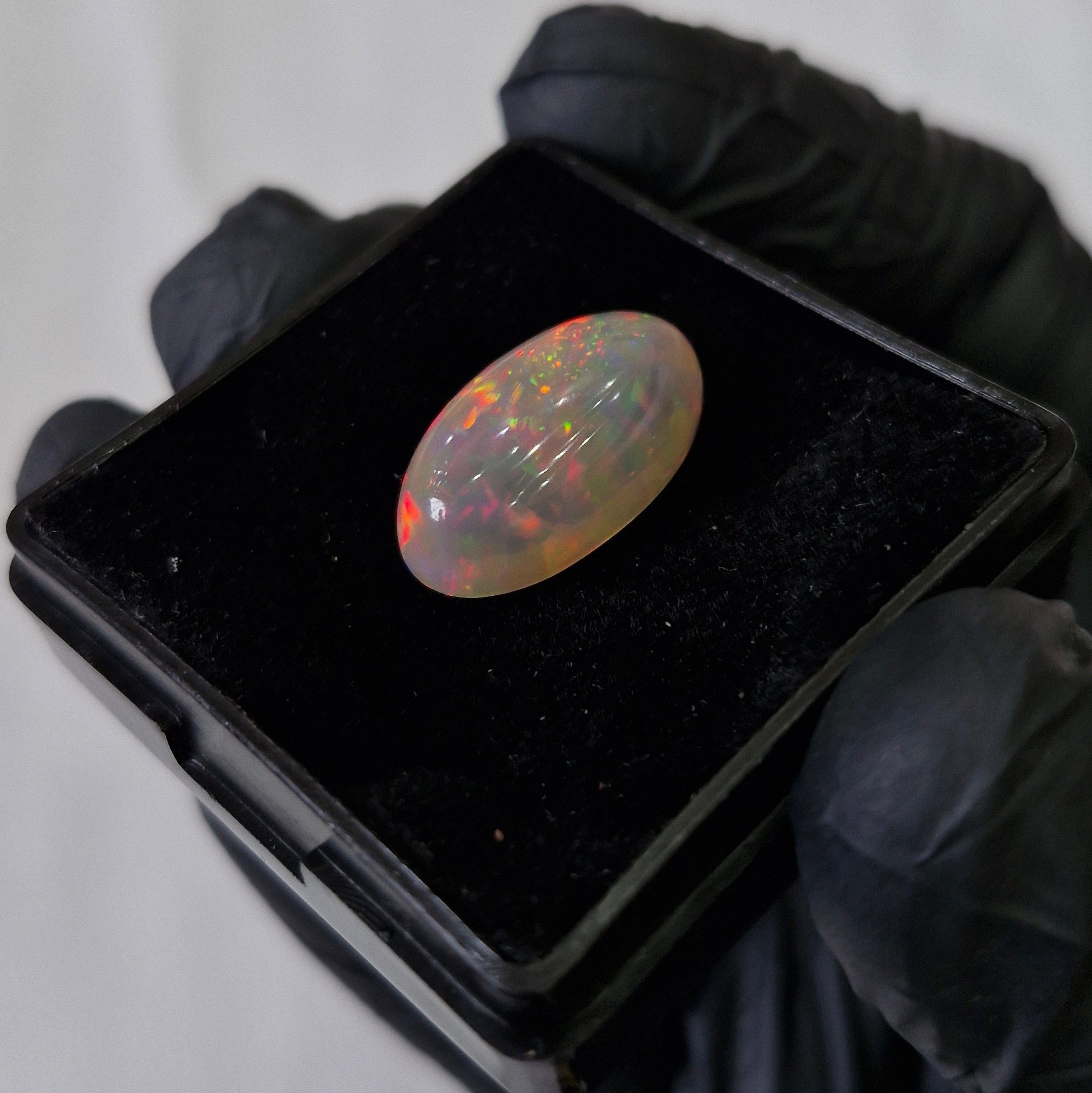 Natural Ethiopian Opal Cabochon | Oval | Size: 19x11mm