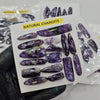 1 Card of Natural Charoite Cabochons | 18–40mm | Mixed Shapes | Rare Purple Gemstones