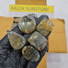 1KG Natural Black Sunstone Gemstones | 15–45mm | 80–90 Pcs