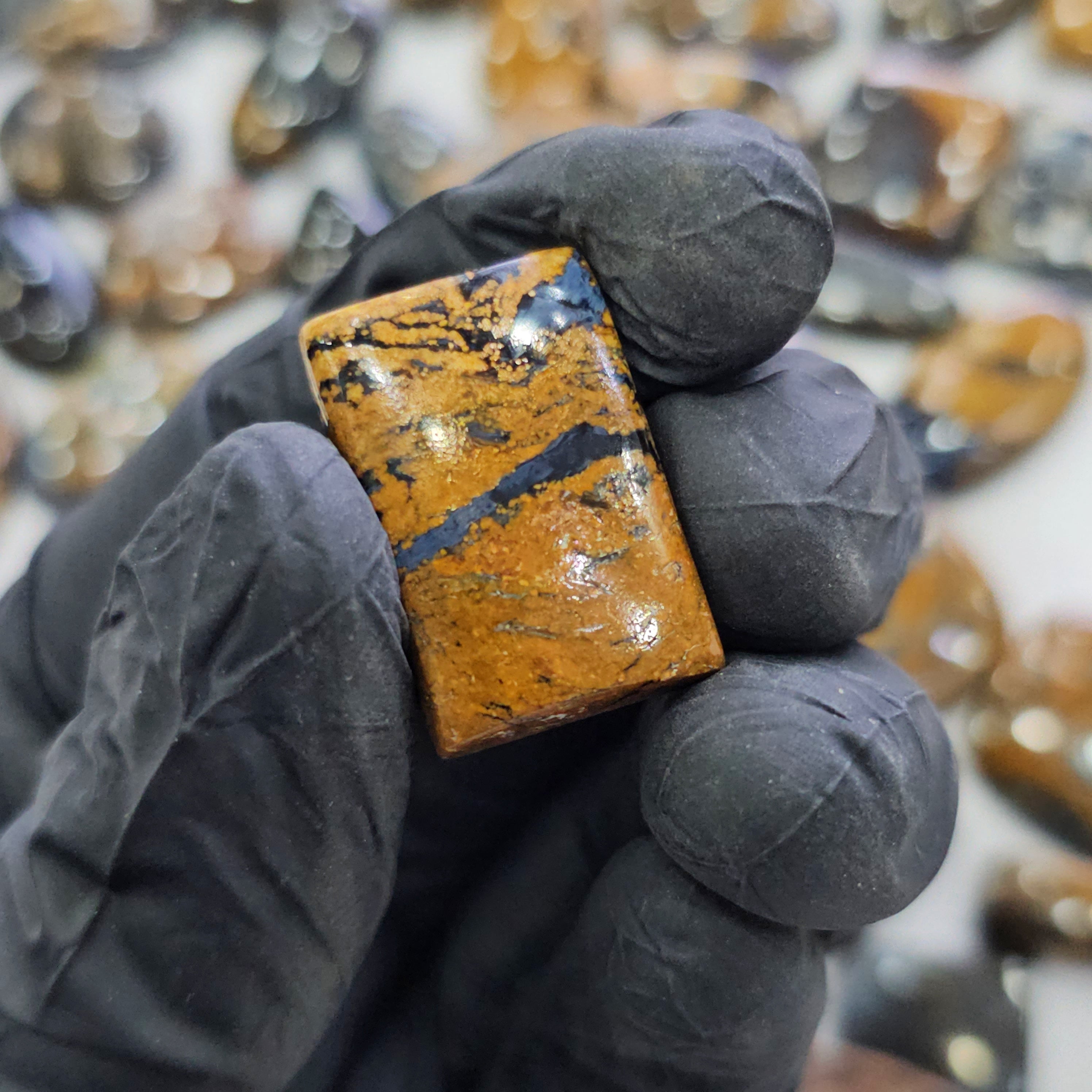 100 Grams Natural Pietersite with Blue Sheen Gemstones | 15–40mm | 20–25 Pcs | Mixed Shapes