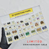 35 Box of Pair Gemstone | Labeled Boxes | Natural Earth-Mined Gemstones