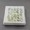 26 Pcs Natural Green Tourmaline Cabochon | Mix | Size: 4-6mm