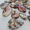 500 Grams of Natural Mexican Crazy Lace Agate Cabochons | 22–45mm | 50–70 Pcs - The LabradoriteKing