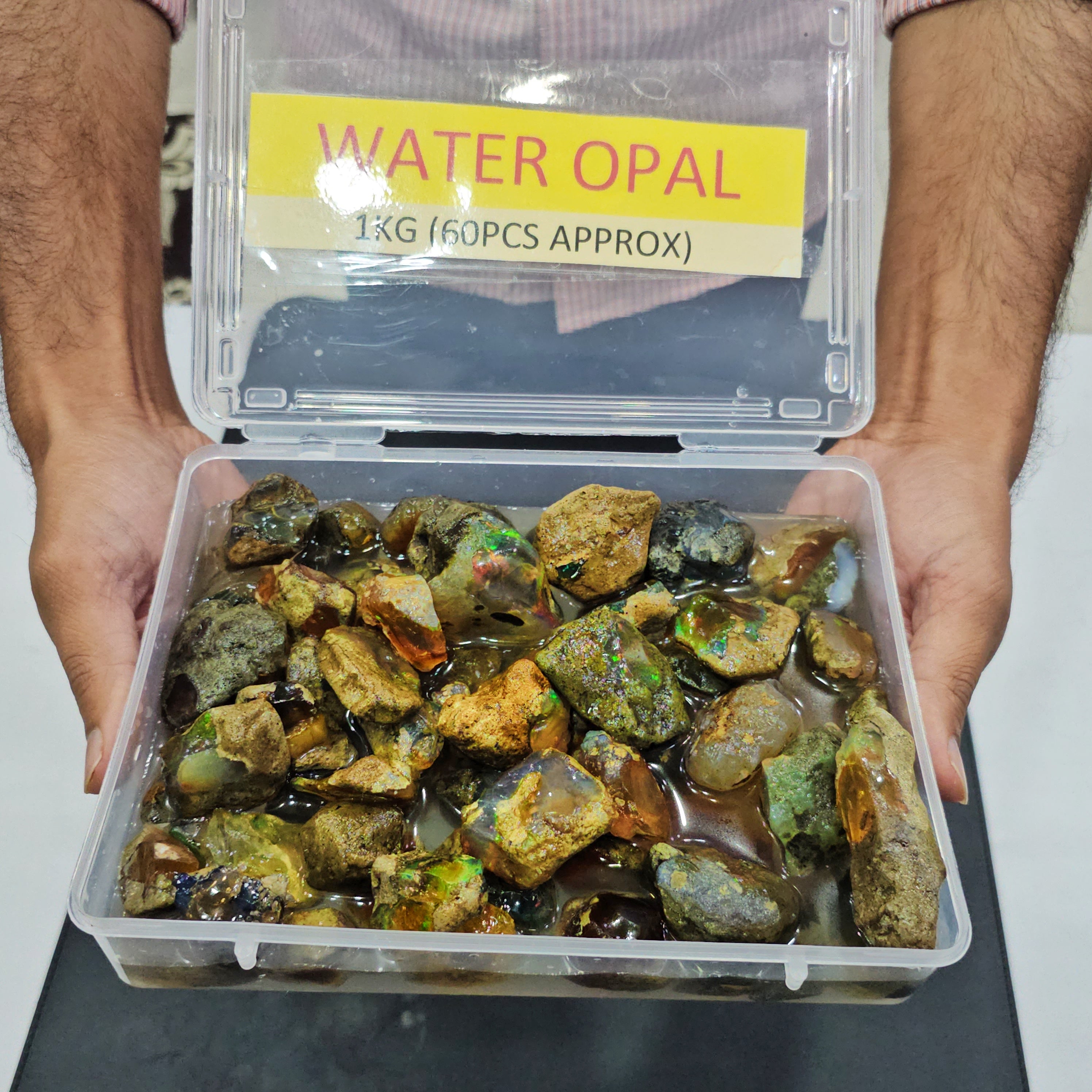 1Kg/ 500 gram of Natural Ethiopian Water Opal | Specimen Grade | All with play of colours