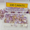 Week2: 100Cts Natural Ametrine Faceted Flawless | 10–18mm | 15–18 Pcs | Mixed Shapes