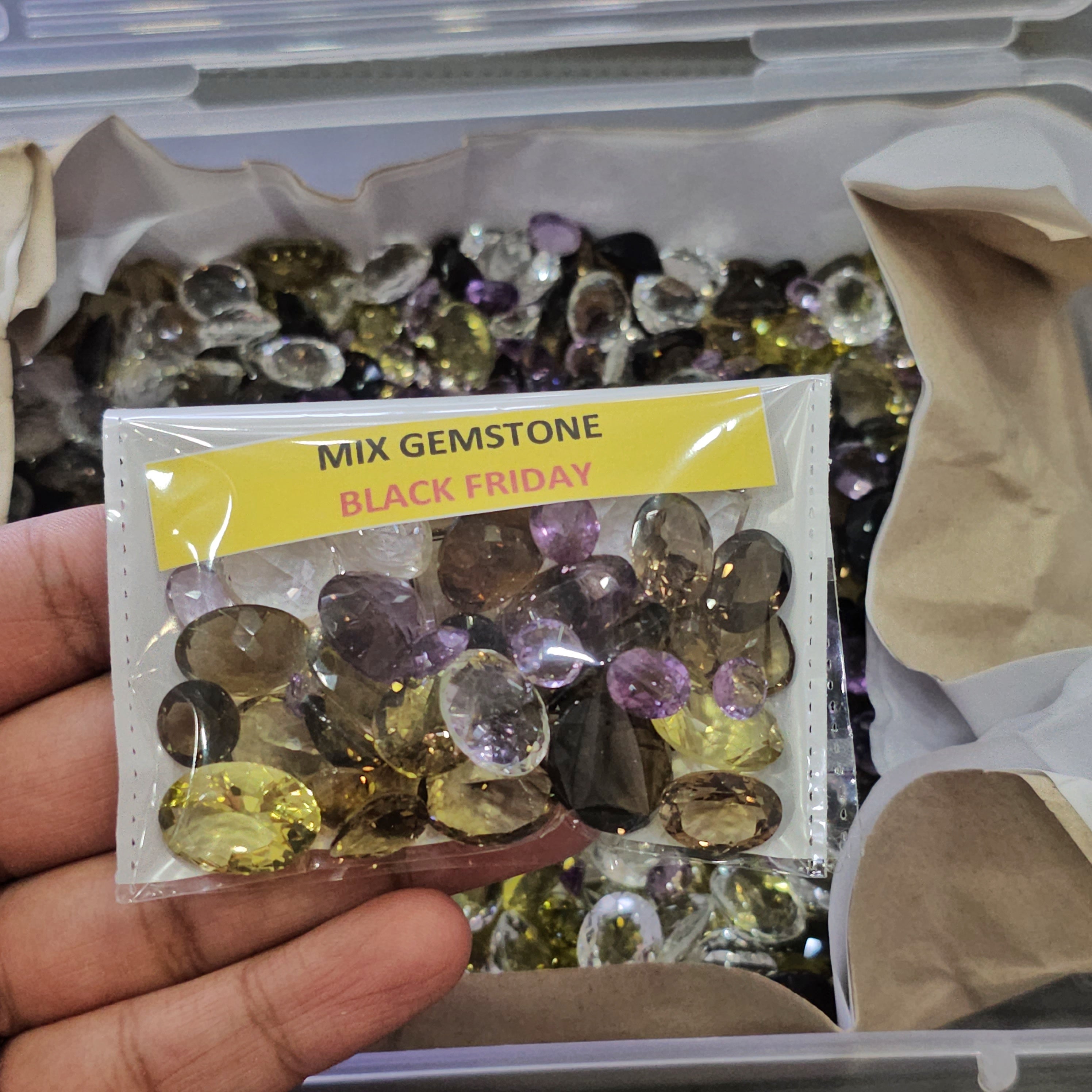 200 Carats of Faceted Mixed Gemstones | 5–27mm | Assorted Shapes & Colors