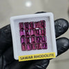 20 Pcs Natural Sawar Garnet Faceted | Shape: Rectangle | Size: 5x4mm