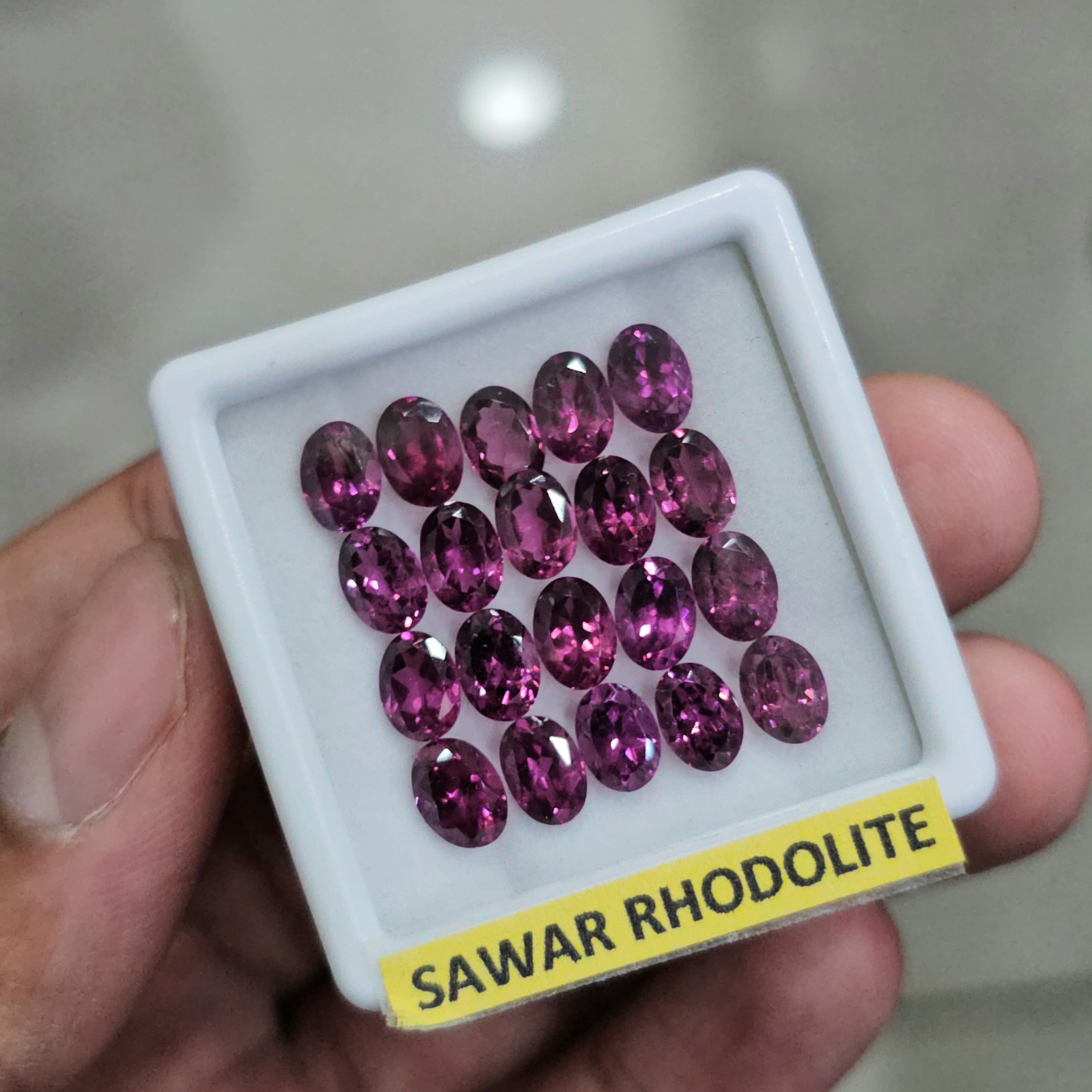 20 Pcs Natural Sawar Garnet Faceted | Shape: Oval | Size: 6x5mm