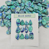 1 Card Natural Blue Bird Azurite Cabochons | 10–22 mm | Mixed Shapes