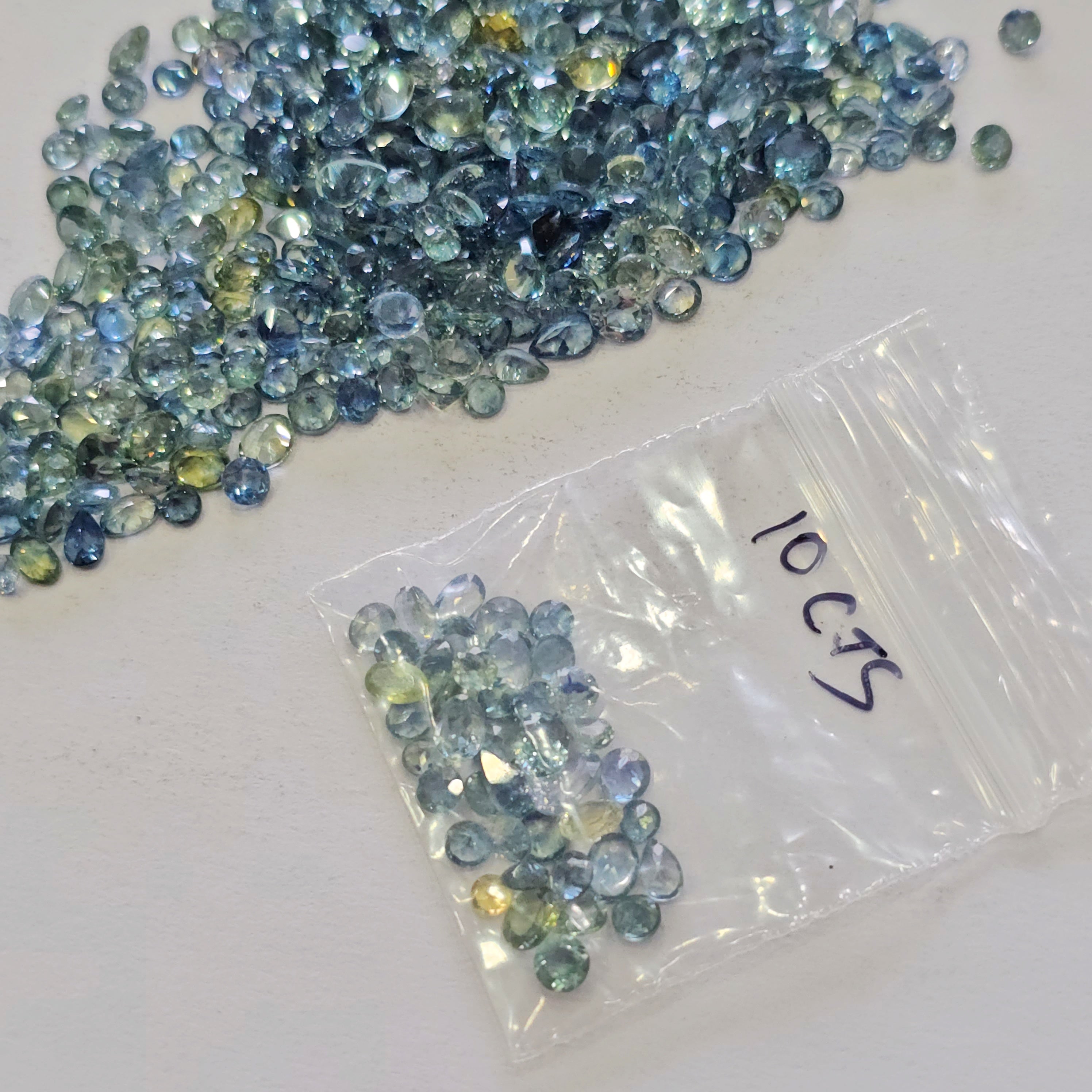 10 Carats Unheated Australian Sapphire Faceted | 3–6mm | 30–35 Pcs | Mixed Shapes