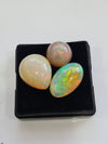 3pcs Natural Ethiopian Opal Cabochon | Mixshape| Size: 14-21mm - The LabradoriteKing