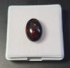 Ethiopian Black Smoked Opal Cabochon | Oval | Size: 17x12mm - The LabradoriteKing