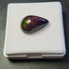 Ethiopian Black Smoked Opal Cabochon | Pear | Size: 20x13mm - The LabradoriteKing