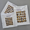 3 Cards Natural Tiger Eye Cabochons | 7–13mm | Shapes:- Round, Oval & Pear - The LabradoriteKing