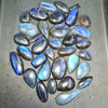 1 Lots Natural Labradorite Cabochons | 16-28mm | Shape: Oval Pear And Rectangle - The LabradoriteKing