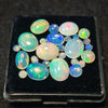 26Pcs of Natural Ethopian Opal Cabochons | 3–10mm  | Shape-Mix - The LabradoriteKing