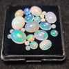 24Pcs of Natural Ethopian Opal Cabochons | 3–10mm  | Shape-Mix - The LabradoriteKing