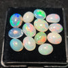 13Pcs of Natural Ethopian Opal Cabochons | 8–10mm  | Shape-Oval - The LabradoriteKing