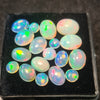 18Pcs of Natural Ethopian Opal Cabochons | 4–10mm  | Shape-Mix - The LabradoriteKing