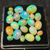 22Pcs of Natural Ethopian Opal Cabochons | 4–10mm  | Shape-Oval - The LabradoriteKing