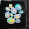 10Pcs of Natural Ethopian Opal Cabochons | 5–11mm  | Shape-Mix - The LabradoriteKing