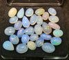 29Pcs of Natural Ethopian Opal Cabochons | 11–17mm  | Shape-Mix - The LabradoriteKing
