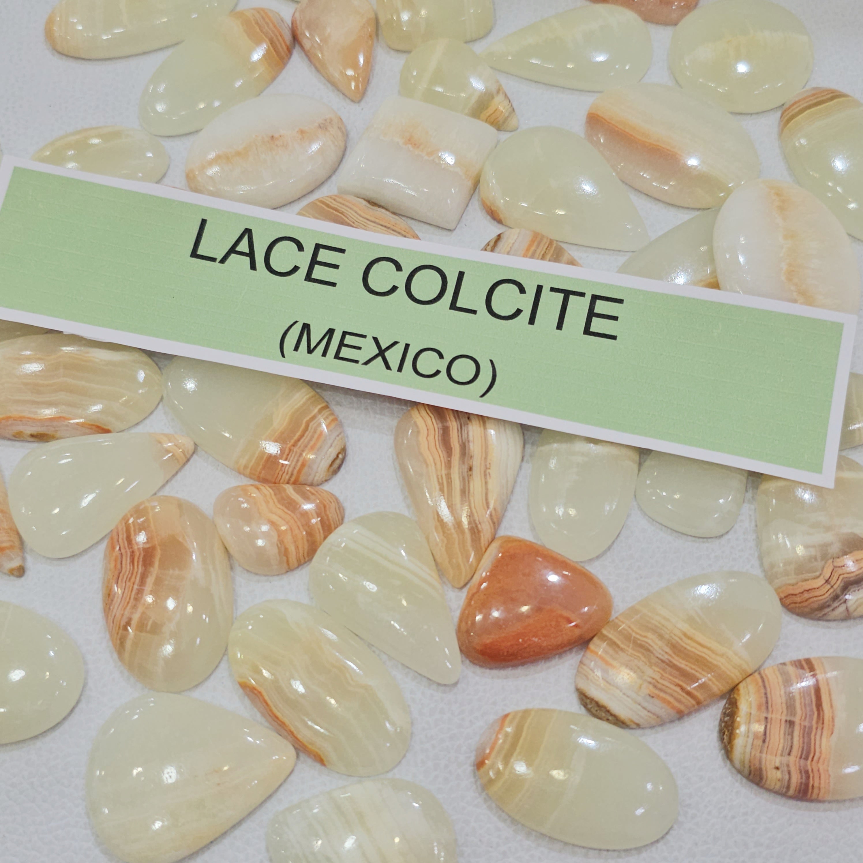 100 Grams Natural Lace Calcite Gemstones | 10 Pcs (Approx.) | 15–45mm - The LabradoriteKing