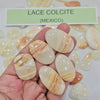 100 Grams Natural Lace Calcite Gemstones | 10 Pcs (Approx.) | 15–45mm - The LabradoriteKing
