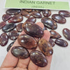 100 Grams Natural Indian Garnet Gemstones | 7–10 Pcs (Approx.) | 15–45mm | Deep Red Stones - The LabradoriteKing