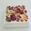 39 Pcs Natural Multi Tourmaline Cabochon | Mix | Size: 4-15mm - The LabradoriteKing
