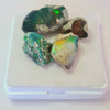 4 Pcs Natural Black Opal Rough | Sizes: 15-27mm - The LabradoriteKing
